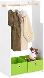 SoBuy Kindergarderobe mit 2 Haken & Boxen,