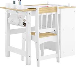 SoBuy Kindertisch mit 1 Stuhl, Kindersitzgruppe