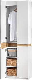 SoBuy Kleiderschrank mit 2 Türen Hochschrank