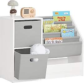 SoBuy KMB76-W Bücherregal Kinder Kinderregal mit