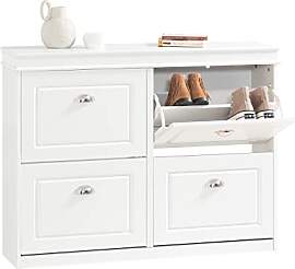 SoBuy Schuhschrank mit 4 Klappen - Schmaler