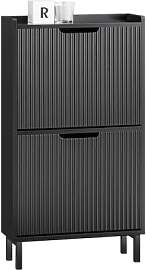 SoBuy Schuhschrank schmal mit 2 Klappen