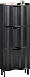 SoBuy Schuhschrank schmal mit 3 Klappen