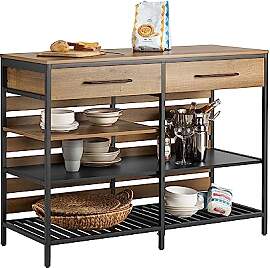 SoBuy Sideboard Vintage mit 2 Schubladen