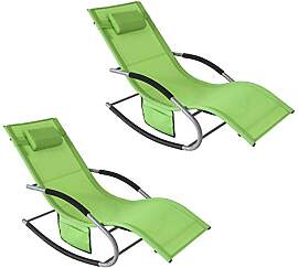 SoBuy Sonnenliege 2 Personen Liegestuhl
