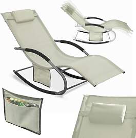 SoBuy Sonnenliege Gartenliege wetterfest