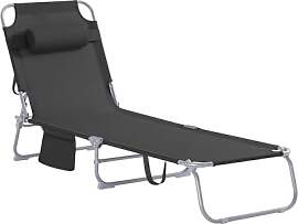 SoBuy Sonnenliege klappbar Gartenliege Liegestuhl