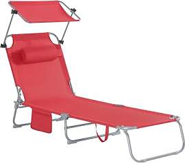 SoBuy Sonnenliege klappbar Gartenliege Liegestuhl