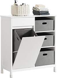 SoBuy Wäscheschrank - freistehender
