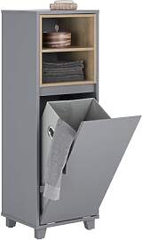 SoBuy Wäscheschrank mit ausklappbarem Wäschesack 