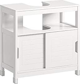 SoBuy Waschbeckenunterschrank Badezimmerschrank -