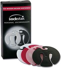 Sockstar Sockenclips Black & White - Family