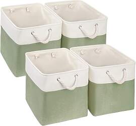SOCOHOME Aufbewahrungsboxen Stoff, 25x25x25cm