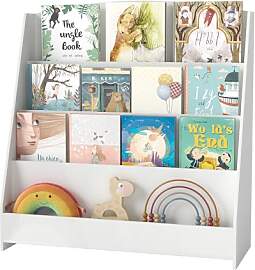 SOCOMFAY 4 Tier Bücherregal Kinder Montessori