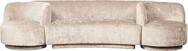 Sofa Combi-Popular aus Chenille-Stoff, modernes
