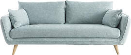 Sofa skandinavisch 3 Plätze eisblau CREEP