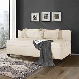 Sofaliege Kamina Komfort Microvelours mit
