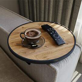Sofatablett Armlehne, Couch-Tablett, Einstellbarer 