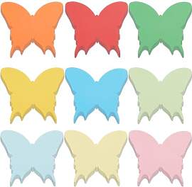 SOFPLATE 8 Set 72 Stück 6 Inch Schmetterlings