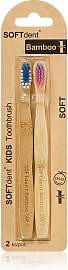 SOFTdent Bamboo Kids Kinderzahnbürste aus Bambus