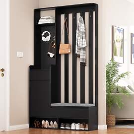 sogesfurniture Garderobe Set, Flur Garderobe mit 4 