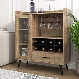 SogesHome Weinschrank Weinregale Buffet mit 1