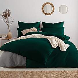 Soifox bettwäsche 135x200 6teilig Grün- 2