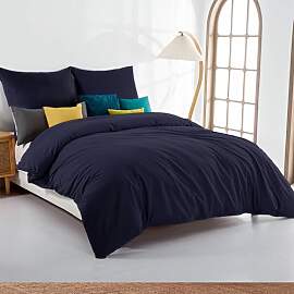 Soifox Bettwäsche 140x200 Blau - bettwäsche Sets 