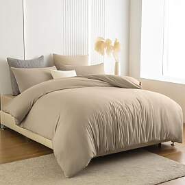 Soifox Bettwäsche 140x200 Sandy Beige -
