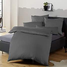 Soifox Bettwäsche 155x220 Anthrazit