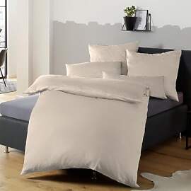 Soifox Bettwäsche 155x220 Beige - Bettwäsche