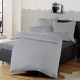 Soifox Bettwäsche 155x220 Grau bettwäsche-Sets