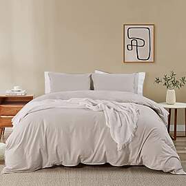 Soifox Bettwäsche 220x240 Beige -