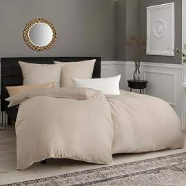 Soifox Bettwäsche Beige 135x200 4teilig -