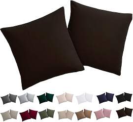 Soifox Kissenbezug 80x80 2er Set - Kopfkissenbezug 