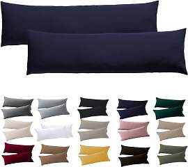 Soifox Seitenschläferkissen Bezug 40 x 145-2er