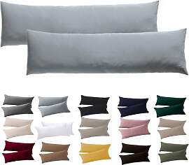 Soifox Seitenschläferkissen Bezug 40 x 145-2er