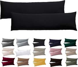 Soifox Seitenschläferkissen Bezug 40 x 145-2er