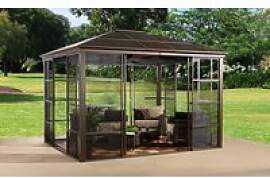 Sojag Pavillon Castel bronze Aluminium B/H/L: ca.