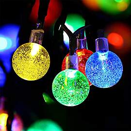 Solar Lichterkette Außen 11M 60 LED Lichterketten 