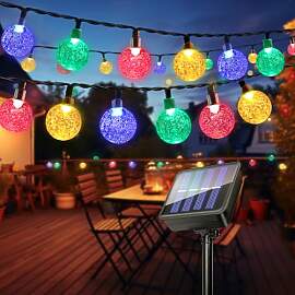 Solar Lichterkette Aussen 60LEDs, 11M 36FT