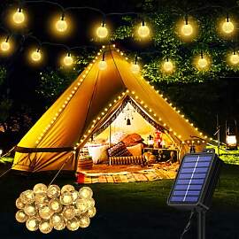 Solar Lichterkette aussen Wetterfest, 30 LED 8,1M