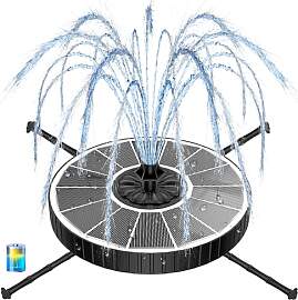 Solar Springbrunnen 3 Sprühhöheneinstellungen,