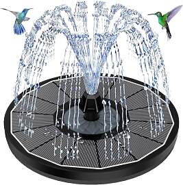 Solar Springbrunnen mit 3.5W Glas Solarpanel,