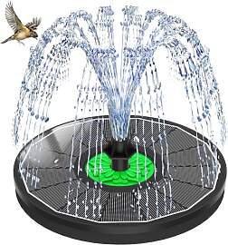 Solar Springbrunnen mit 3.5W Glas Solarpanel,