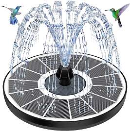 Solar Springbrunnen mit 3.5W Glas Solarpanel,