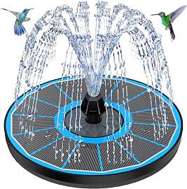 Solar Springbrunnen mit 3.5W Glas Solarpanel,