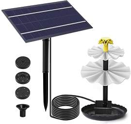 Solar Teichpumpe Für Außen, Springbrunnen Garten 