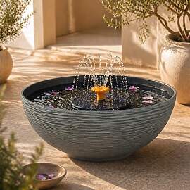 Solarbrunnen Set für draußen - große 45 cm