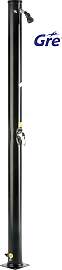 Solardusche GRE, braun (holzoptik), B:11cm H:220cm 